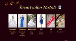 Desktop Screenshot of brautsalon-natali.de
