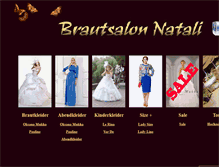 Tablet Screenshot of brautsalon-natali.de